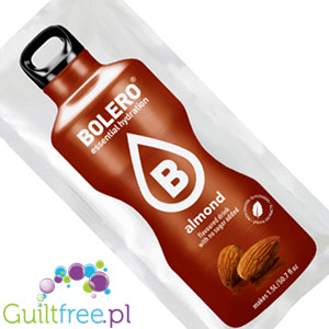 Bolero Instant Fruit Flavored Drink with sweeteners, Almond
