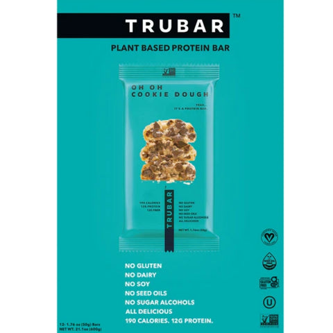 TRUBAR Oh Oh Cookie Dough - ciasteczkowy wegański baton białkowy bez glutenu, soi i słodzików