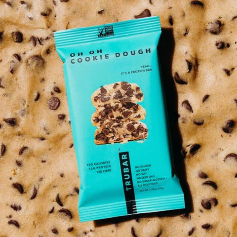 TRUBAR Oh Oh Cookie Dough - ciasteczkowy wegański baton białkowy bez glutenu, soi i słodzików