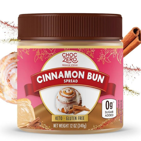 Choc Zero Keto Cinnamon Bun Spread - keto krem z monkfruit o smaku cynamonowej drożdżówki