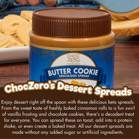 Choc Zero Keto Cookie Butter Spread - keto krem a la Speculoos z monkfruit
