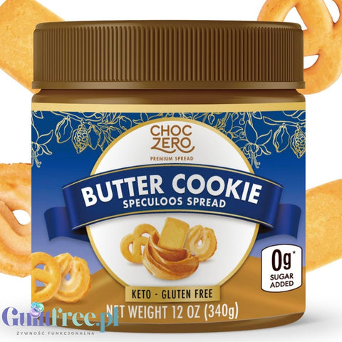 Choc Zero Keto Cookie Butter Spread - keto krem a la Speculoos z monkfruit