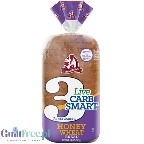 Aunt Millie's Live Carb Smart 3 Honey Wheat Bread