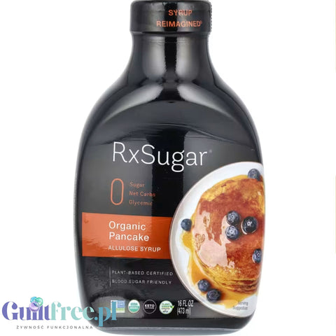 RxSugar Allulose 473ml, Pancake  - sweetener, allulose in liquid syrup