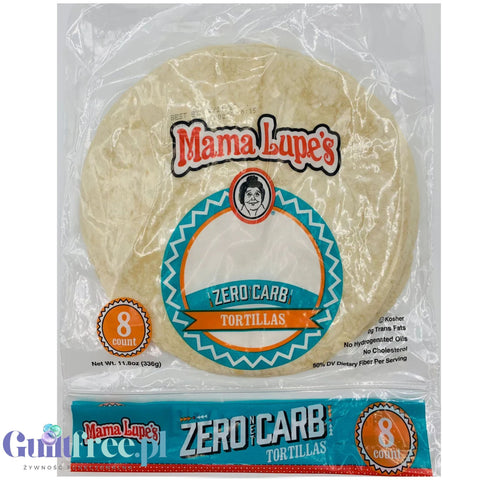 Mama Lupe's Zero Net Carb Tortillas - fiber tortillas without carbohydrates 65 kcal