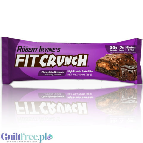 Fit Crunch Chocolate Brownie XXL - wypiekany baton białkowy z WPI