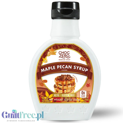 Choc Zero Maple Pecan Syrup - naturalny bardzo gęsty syrop bez cukru z błonnikiem o smaku klonowo-pekanowym