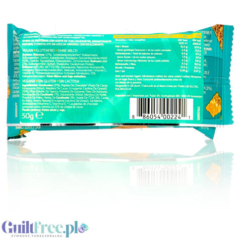 Pulsin Keto Bar Choc Fudge & Peanut wegański keto baton z ksylitolem