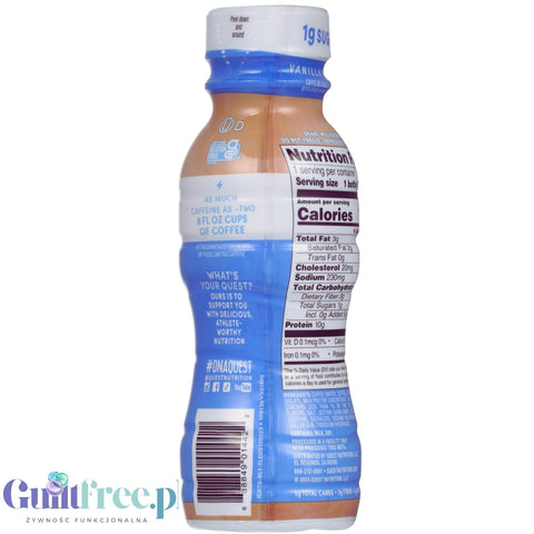 Quest Iced Coffee Vanilla Latte RTD - protein vanilla iced coffee 90kcal, sugar free