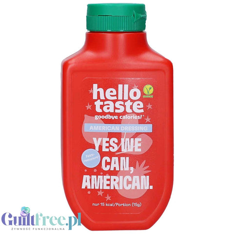 Hellotaste Yes we Can, American Dressing 15kcal - vegan salad dressing without sugar, tomato-mayonnaise flavor