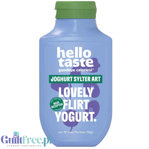 HelloTaste Lovely Flirt Yogurt, Yoghurt Sylter Art 15kcal - vegan yoghurt flavored salad dressing