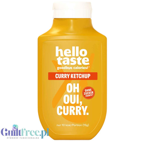 hellotaste Oh Oui, Curry, Curry Ketchup 10kcal - spicy sugar-free ketchup with stevia and erythrol