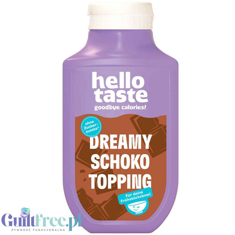 Hellotaste Dreamy Schoko Topping - thick chocolate flavored topping with no added sugar