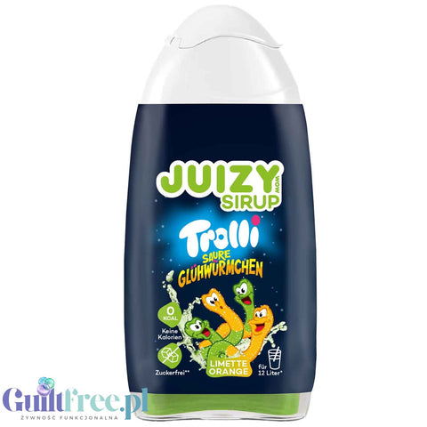 Juizy Trolli Saure Sirup Limette Orange - sugar-free beverage concentrate, sour Lime & Orange