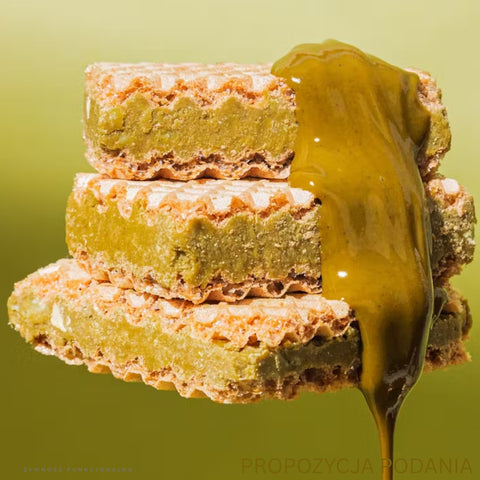 KoRo Bio Pistazienschnitte mit Pistaziencreme - bio wafer with pistachio cream 45% pistachios!