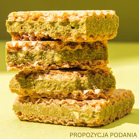 KoRo Bio Pistazienschnitte mit Pistaziencreme - bio wafer with pistachio cream 45% pistachios!