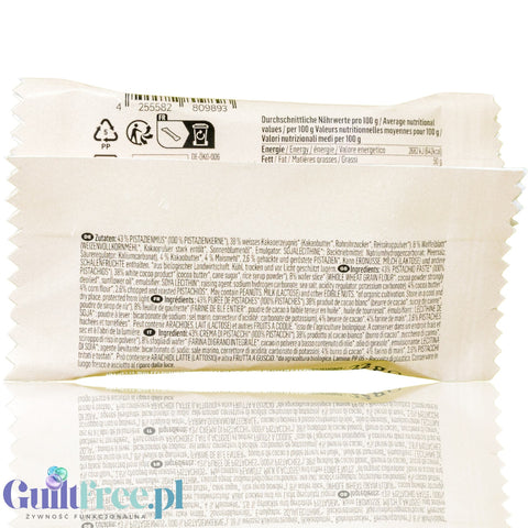 KoRo Bio Pistazienschnitte mit Pistaziencreme - bio wafer with pistachio cream 45% pistachios!