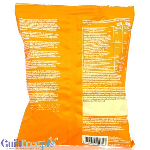 Pandy Lentil Chips Ranch - vegan lentil chips 40% less fat, Yogurt & Herb flavor