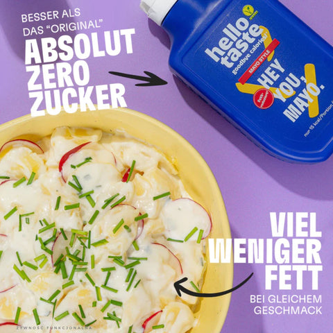 HelloTaste Mayo Style 15kcal - vegan low-fat mayonnaise flavored sandwich sauce