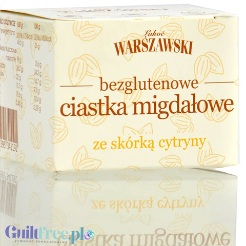 Łakoć Warszawski - gluten-free almond cookies with lemon peel and cinnamon without sugar