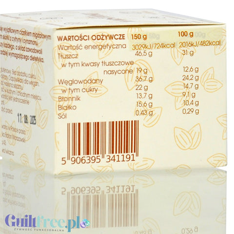 Łakoć Warszawski - gluten-free almond cookies with lemon peel and cinnamon without sugar