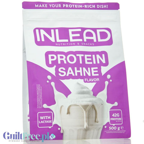 Inlead Protein Sahne - protein nutrient for baking and cooking, cream flavor, without sugar and sweeteners