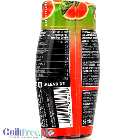 Inlead Squeeze Syrup Watermelon - skoncentrowany syrop do wody bez cukru i kalorii na 8L