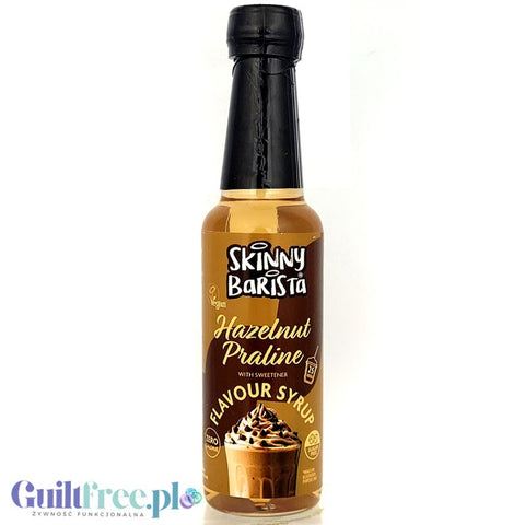Skinny Food Barista Coffee Syrup Hazelnut Praline 250ml - syrop zero kalorii do kawy, bez cukru
