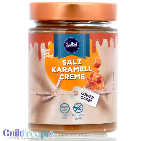 Soulfood Salz Karamell Creme - turbo cream with salted caramel flavor, without sugar, maltitol and palm oil