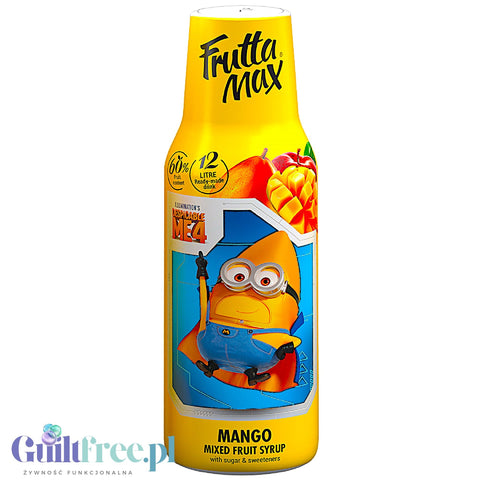 FruttaMax Light Fruit Syrup Mango 500ml / 12L - fruit syrup for Sodastream reduced sugar content.