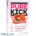 Pure Kick Hydration Strawberry Watermelon - saszetki bez cukru, napój instant z kofeiną, witaminami i elektrolitami