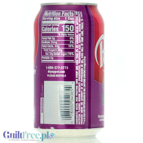 Dr Pepper Blackberry (CHEAT MEAL)  330ml