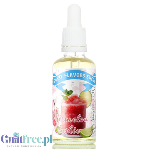 Funky Flavors Sweet Watermelon Slushie - arbuzowe słodkie kropelki smakowe bez cukru i kalorii