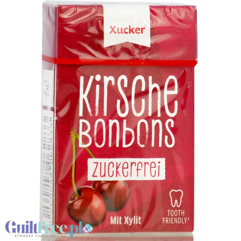 Xucker Kirsche Bombons - sugar-free candies with xylitol in cherry flavor