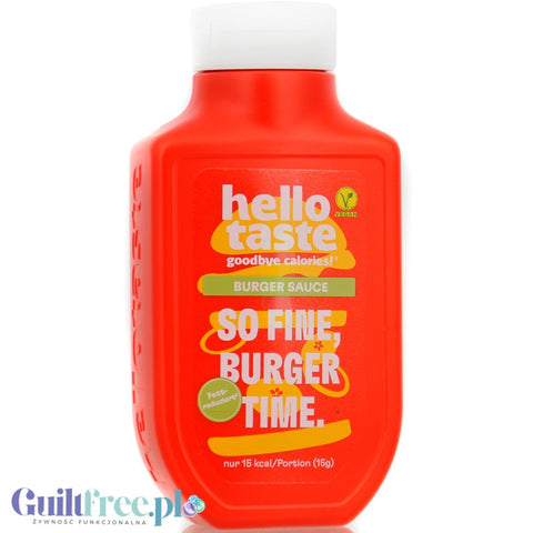 HelloTaste So Fine, Burger Time 15kcal - sugar-free tomato-mayonnaise sauce with stevia and erythrol