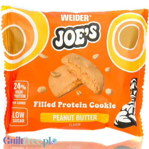 Weider Joe's Filled Protein Cookie Peanut Buttter - ciastko proteinowe z nadzieniem o smaku masła orzechowego