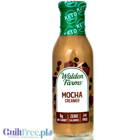 Walden Farms Coffee Creamer Mocha - lactose-free chocolate coffee 'creamer' without calories, new US version
