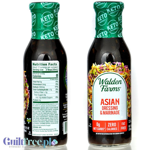 Walden Farms Asian Dressing - orientalny dressing do sałatek i marynata bez kalorii