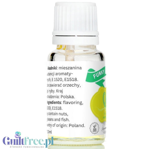 Funky Flavors Basic Quince 10ml - aromat pigwowy bez cukru, słodzików & bez tłuszczu