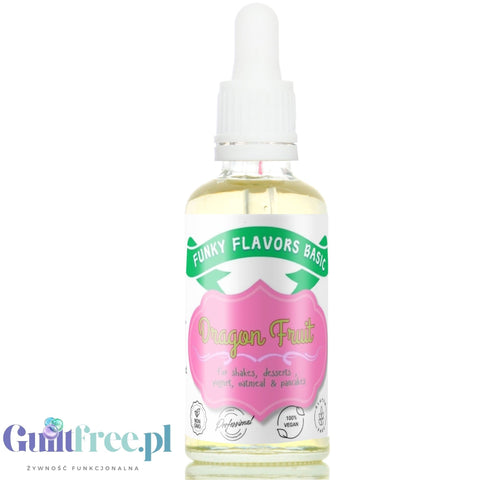 Funky Flavors Basic Dragon Fruit Pithaja 30ml - aromat smoczego owocu bez cukru i bez tłuszczu