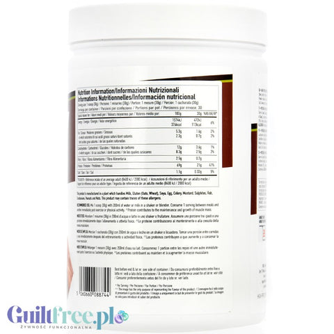 Per4M Whey Advanced Protein Dubai Chocolate 0.9kg - dense protein nutrient WPC, WPI & MPC flavored Dubai Chocolate.