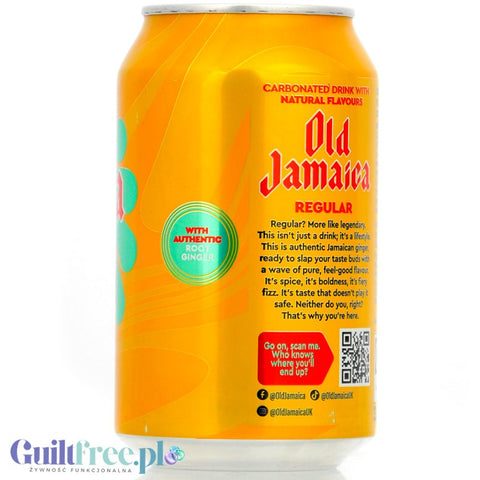 D&G Old Jamaica Ginger Beer Regular (CHEAT MEAL) bezalkoholowe piwo imbirowe  330ml 0% vol alk