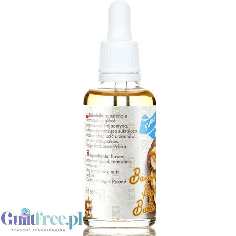 Funky Flavors Sweet Banana Peanut Butter calorie free concentrated food flavor