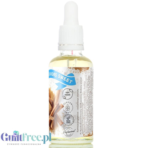 Funky Flavors Sweet Cinnamon Sugar - słodzony aromat cynamonowy bez cukru i bez tłuszczu