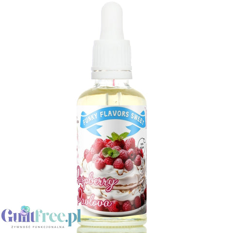 Funky Flavors Sweet Raspberry Pavlova sugar free liquid flavor with sucralose