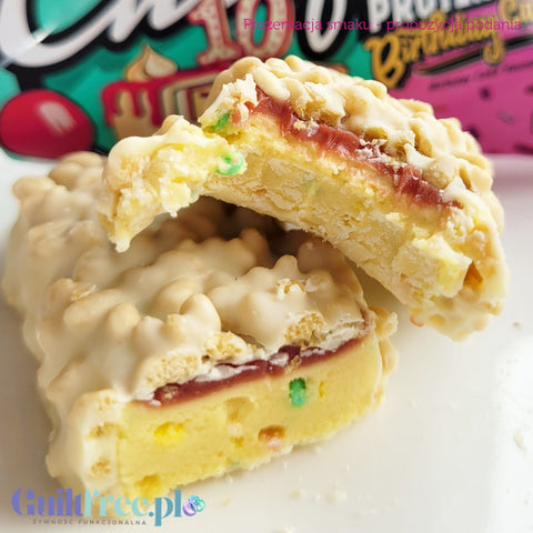 Chiefs Protein Bar Birthday Cake - protein bar, Birthday Cake, 20g protein & 200kcal