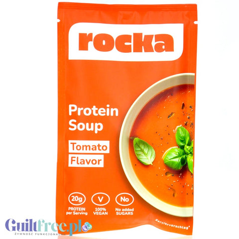 Rocka Protein Soup Tomato - vegan tomato protein soup 20g instant protein