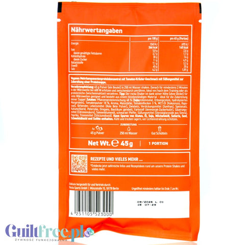 Rocka Protein Soup Tomato - vegan tomato protein soup 20g instant protein