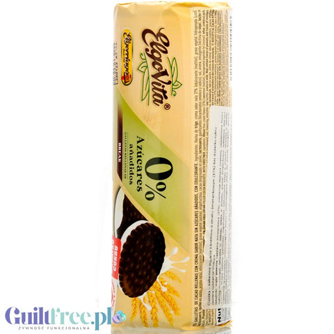 ElgoVita Sandwich Cocoa Biscuits - crispy cocoa marshmallows with no added sugar cream