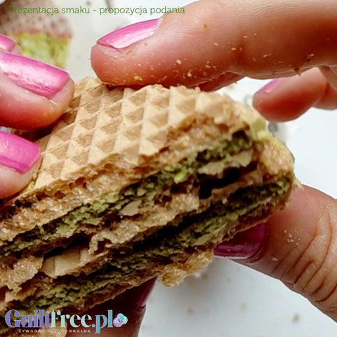 KoRo Bio Pistazienschnitte mit Pistaziencreme - bio wafer with pistachio cream 45% pistachios!